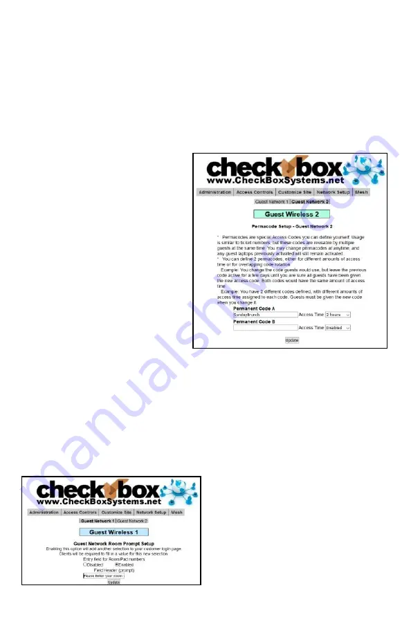 Check box Wireless Hotspots HSv210 Setup & User Manual Download Page 13