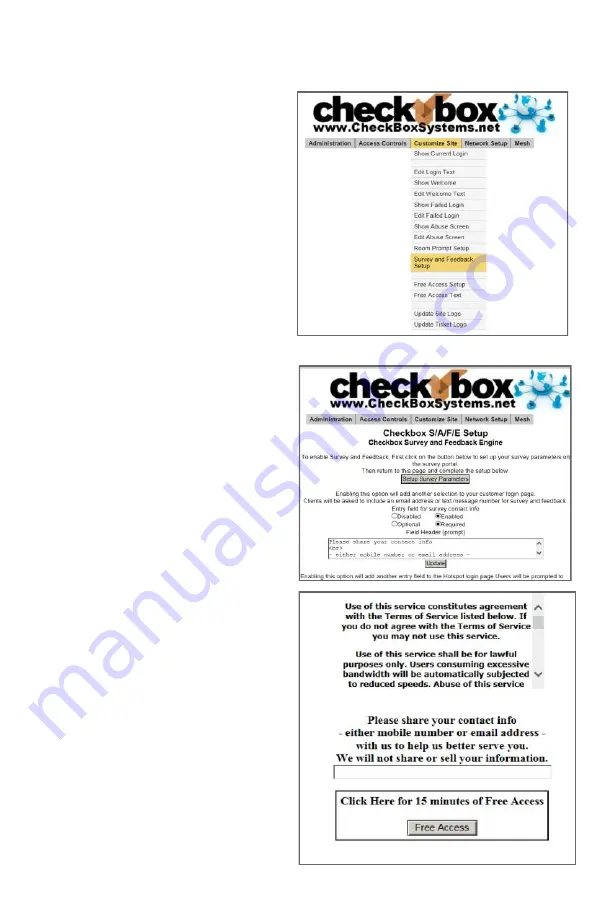 Check box Wireless Hotspots HSv210 Setup & User Manual Download Page 28