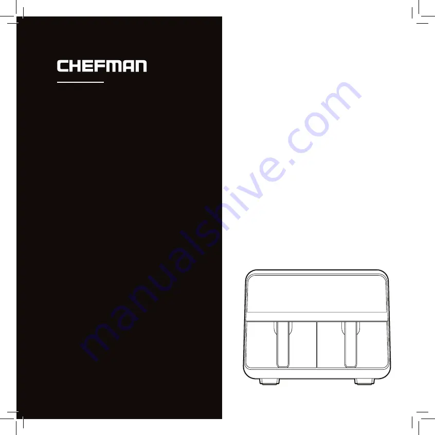 Chefman TurboFry Touch RJ38-SQPF-45TDB Скачать руководство пользователя страница 1