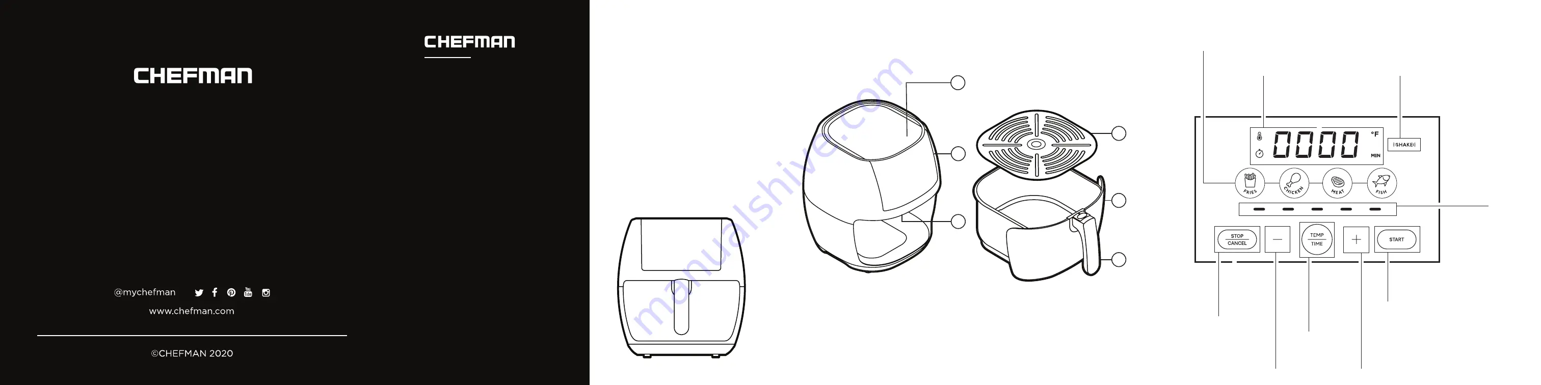 Chefman TurboFry Touch Скачать руководство пользователя страница 1