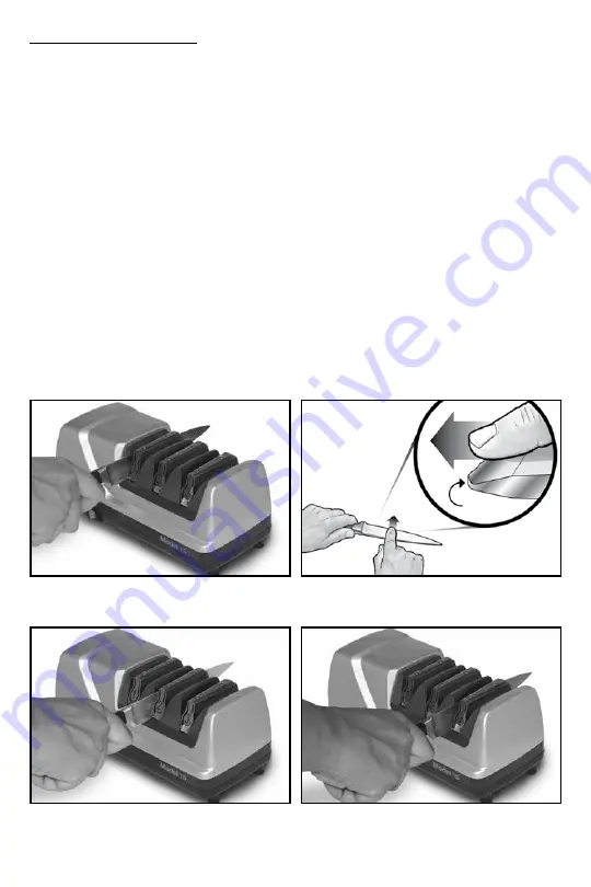 Chef's Choice 15XV Instructions Manual Download Page 6