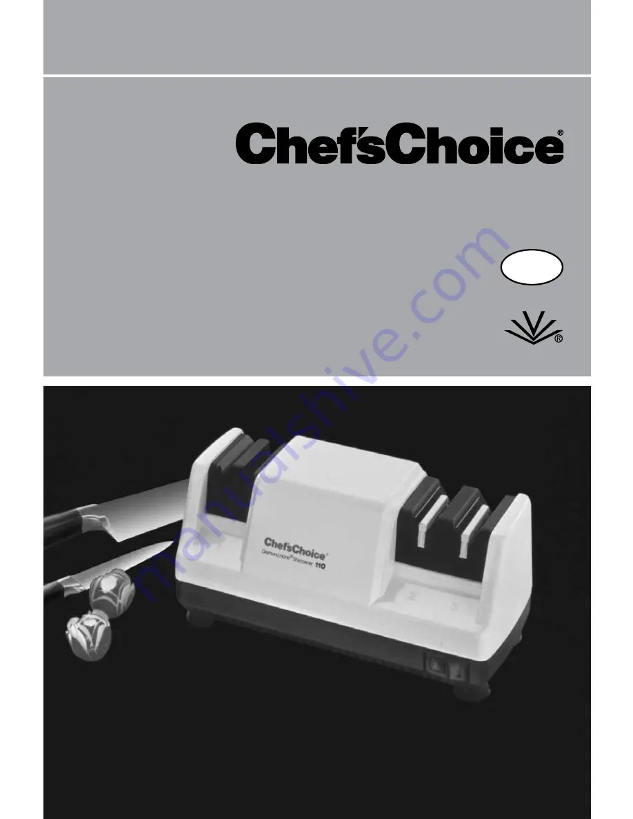 Chef's Choice Chef'sChoice Diamond Hone 110 Скачать руководство пользователя страница 27