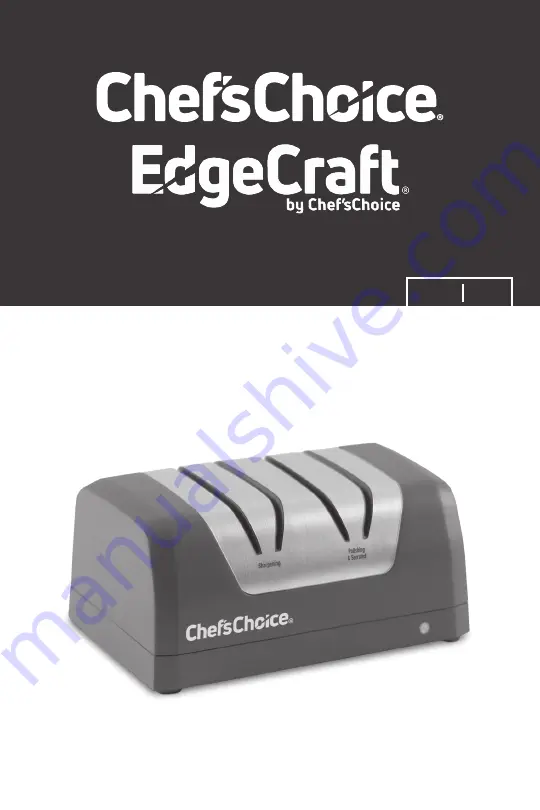 Chef's Choice EdgeCraft DC 220 Instructions Manual Download Page 1