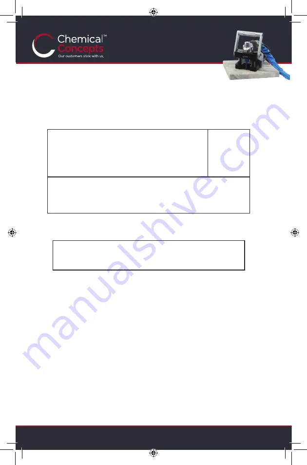 Chemical Concepts KDM110 Manual Download Page 16