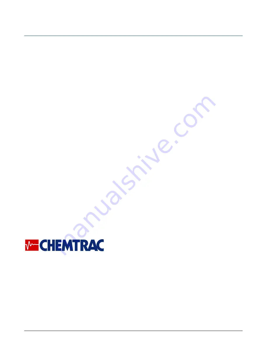 Chemtrac Auto Clean UV254 Owner'S Manual Download Page 41