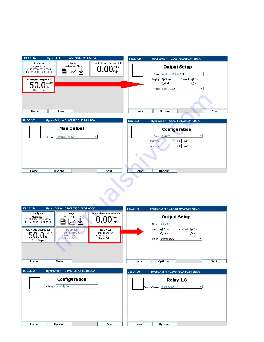 Chemtrac HydroACT Quick Start Manual Download Page 8