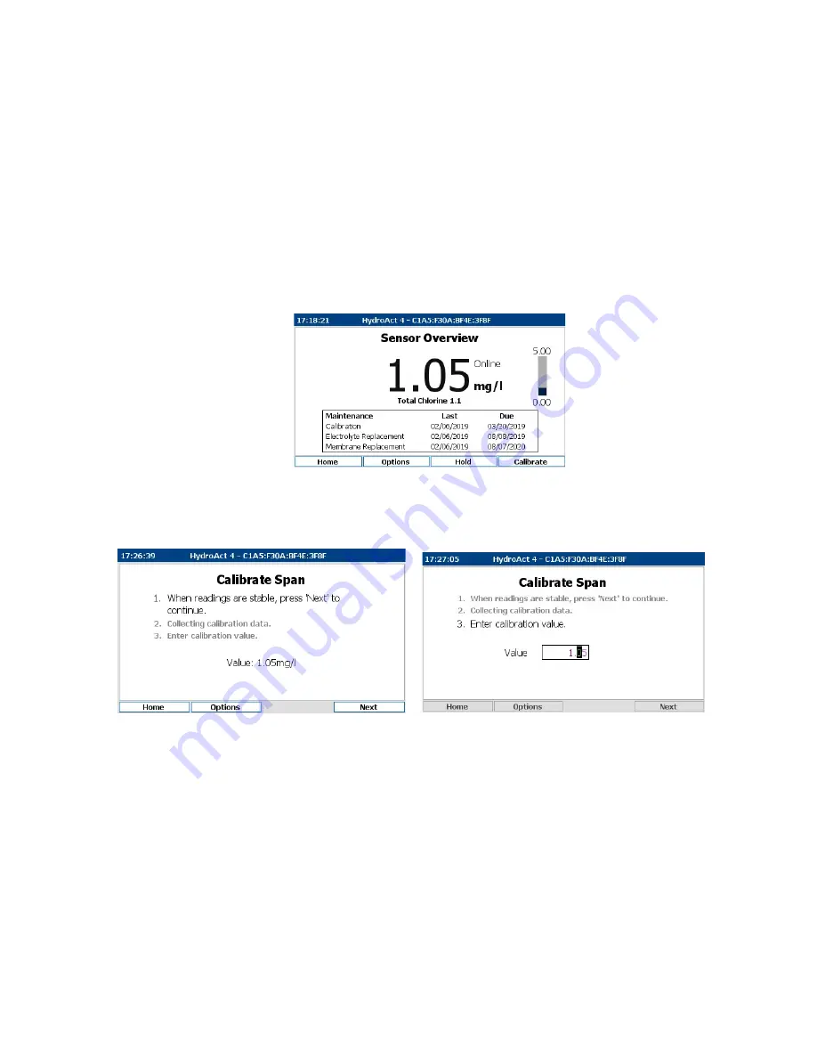 Chemtrac HydroACT Quick Start Manual Download Page 11