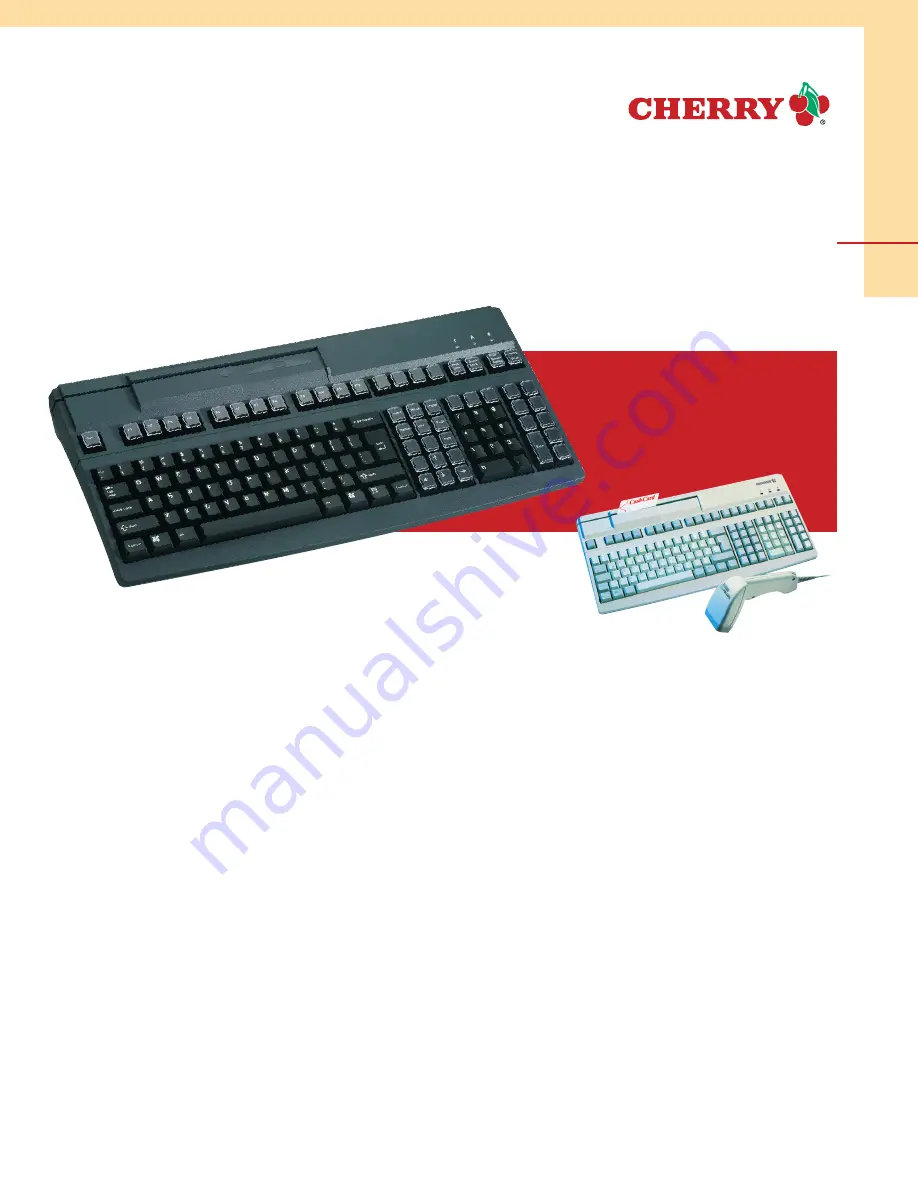 Cherry MultiBoard G80-8200 Specifications Download Page 1