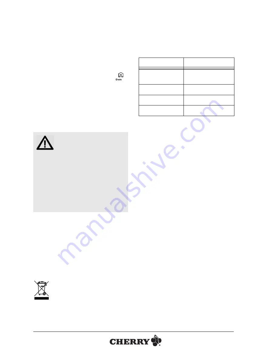 Cherry MX-BOARD 3.0 Operating Manual Download Page 3