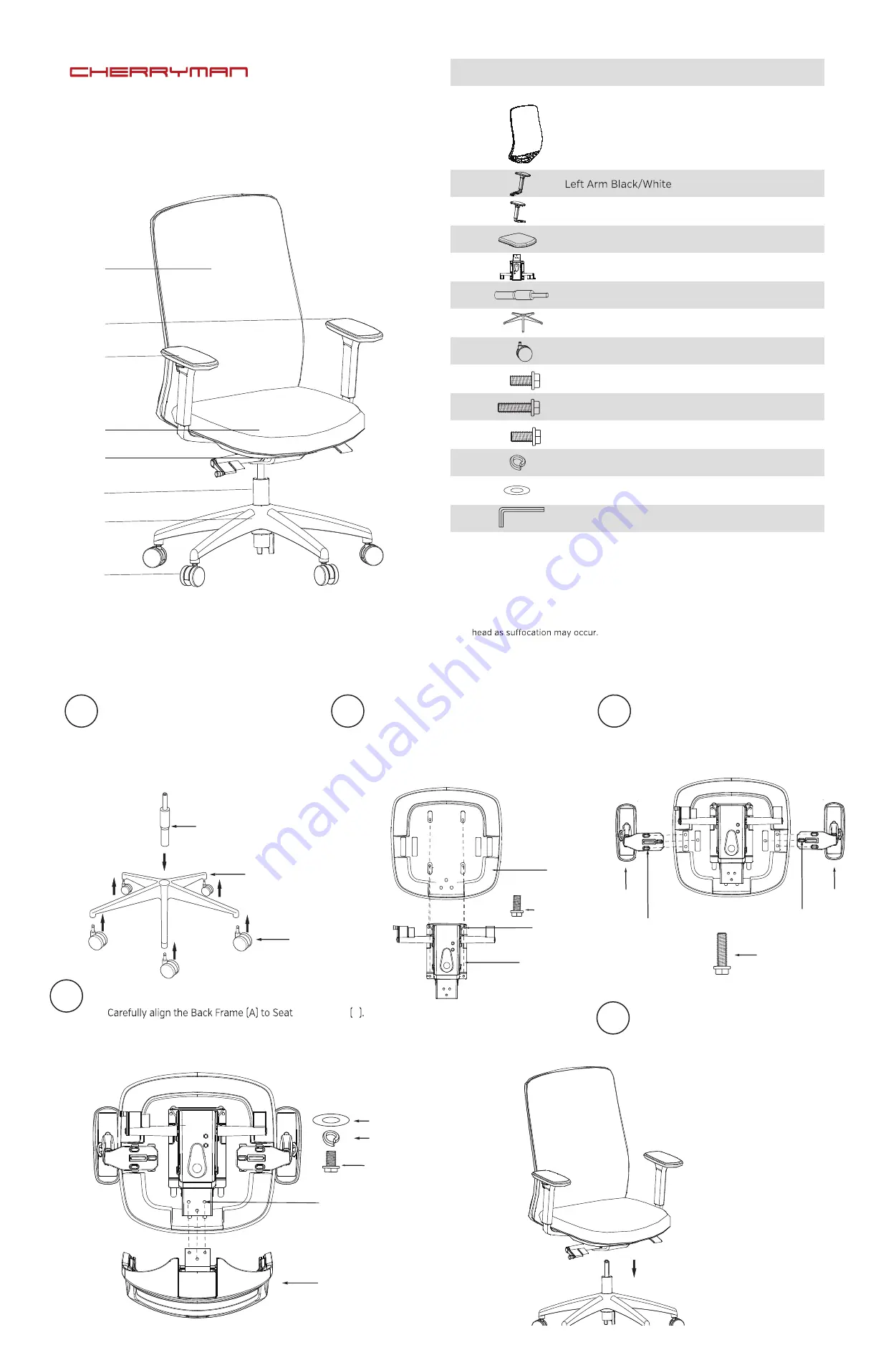 Cherryman ZET110 Assembly Instructions Download Page 1