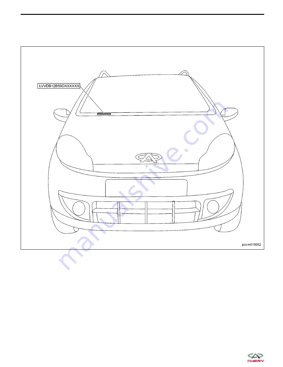 Chery A1 2009 Service Manual Download Page 11