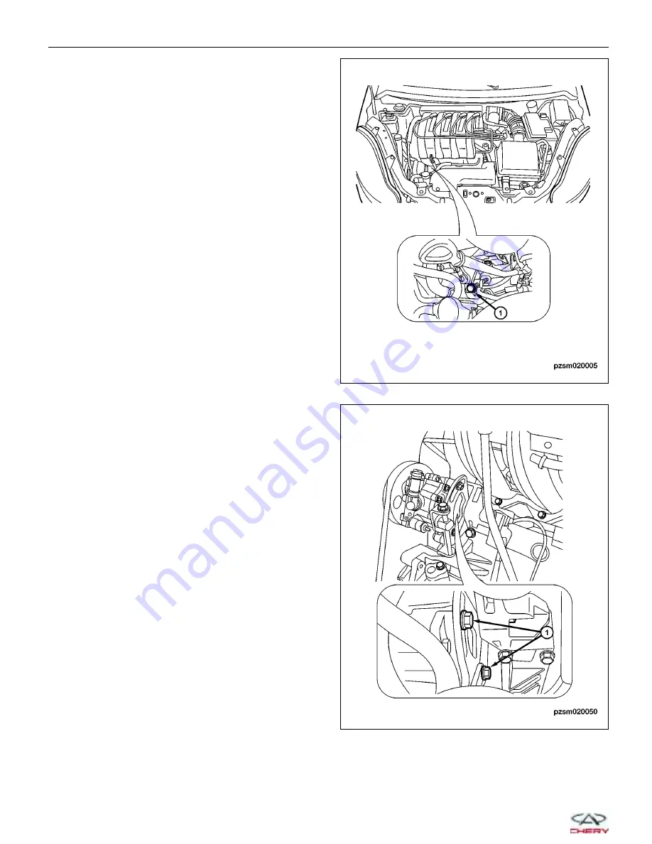 Chery A1 2009 Service Manual Download Page 77