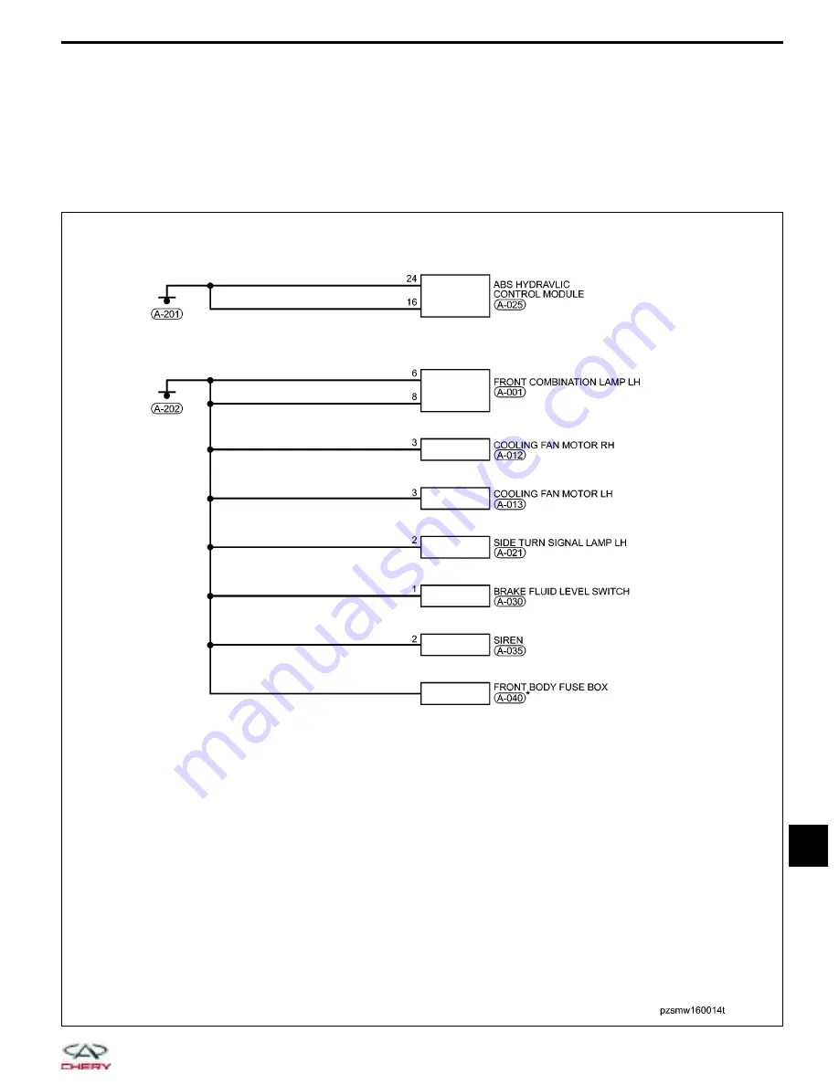 Chery A1 2009 Service Manual Download Page 1047