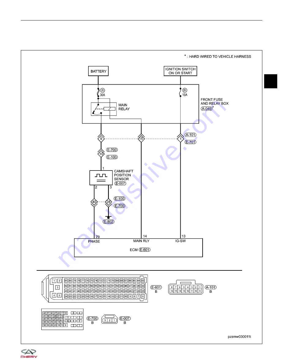 Chery A1 2009 Service Manual Download Page 140