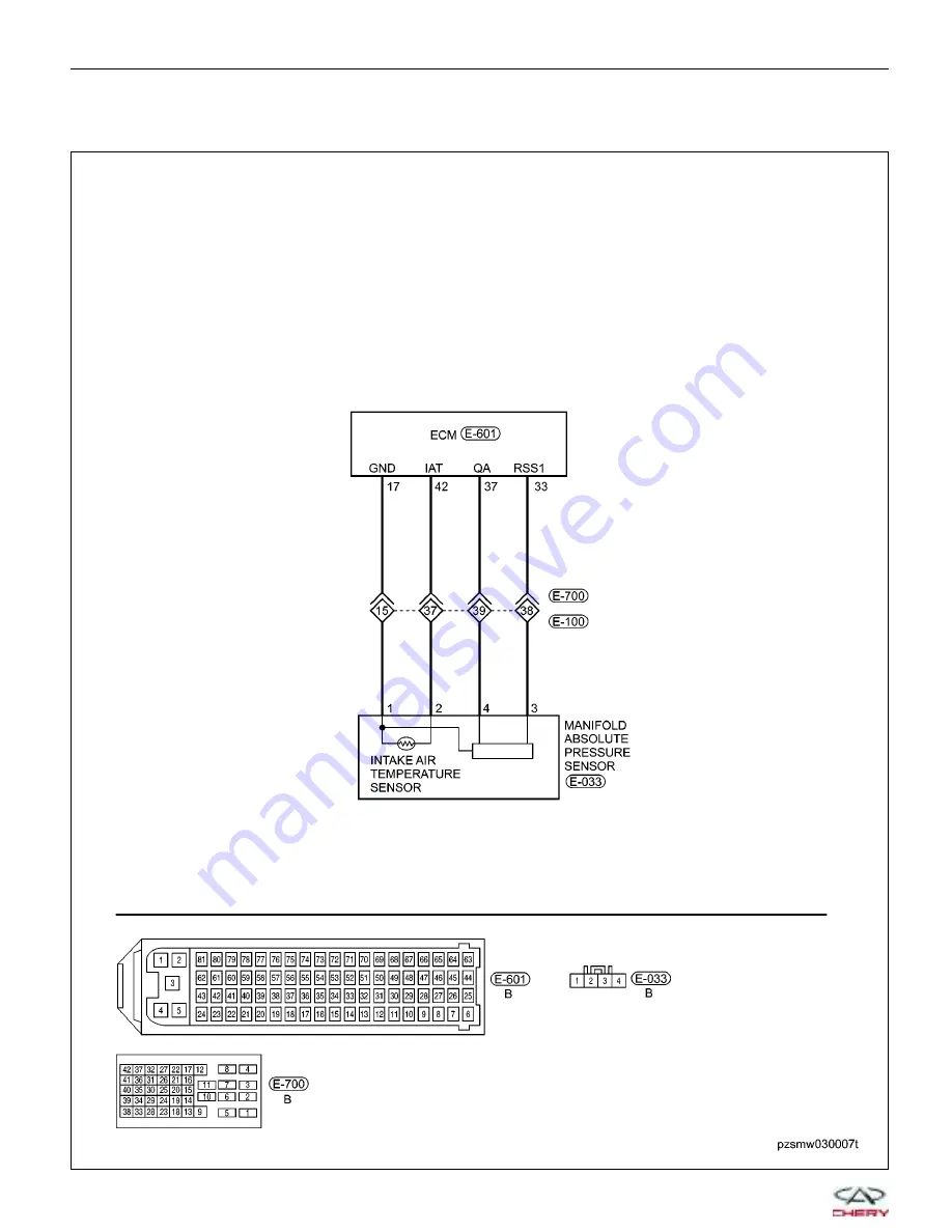 Chery A1 2009 Service Manual Download Page 159