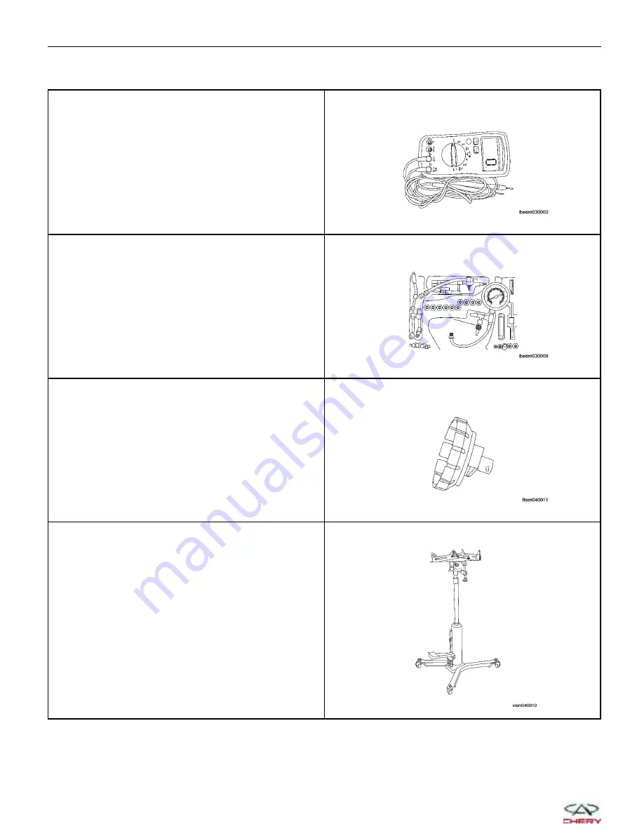 Chery A1 2009 Service Manual Download Page 323