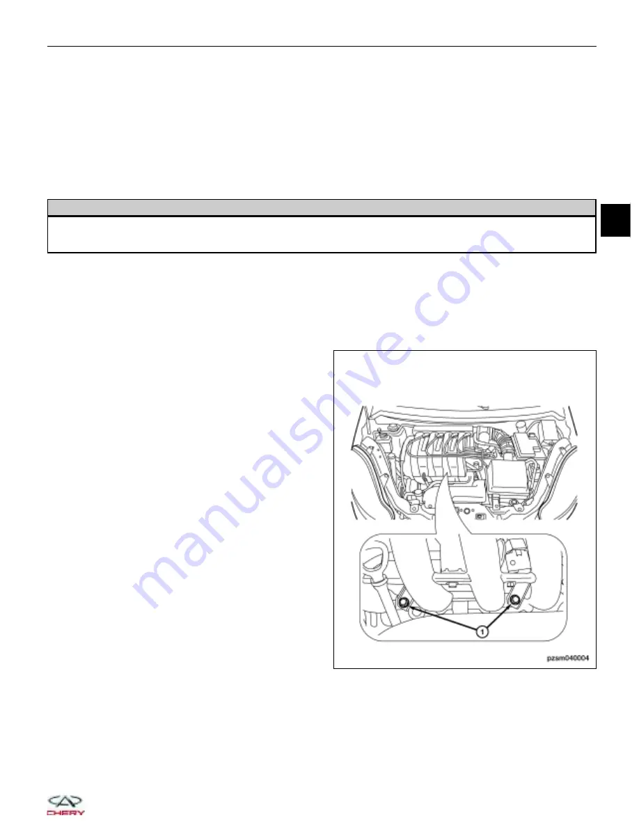 Chery A1 2009 Service Manual Download Page 334