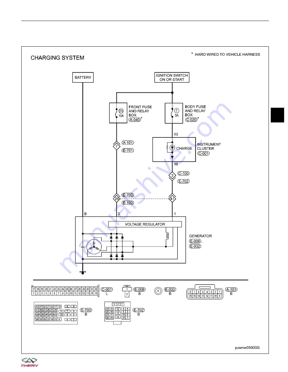 Chery A1 2009 Service Manual Download Page 352