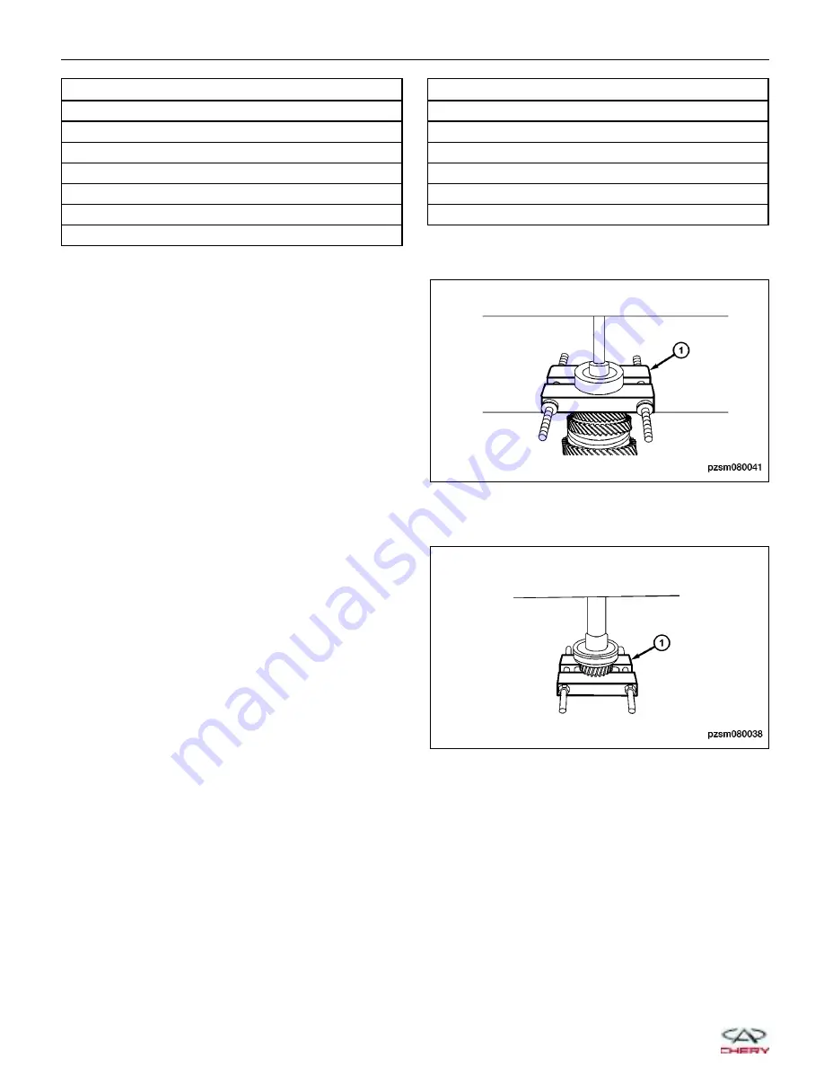 Chery A1 2009 Service Manual Download Page 402