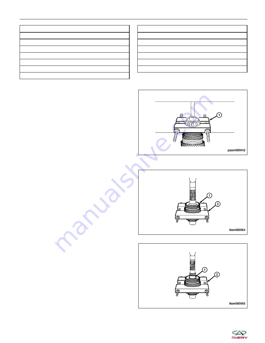 Chery A1 2009 Service Manual Download Page 406