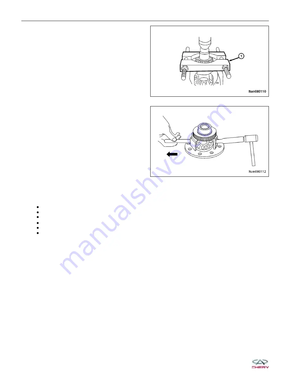 Chery A1 2009 Service Manual Download Page 416