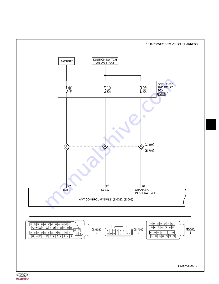 Chery A1 2009 Service Manual Download Page 441