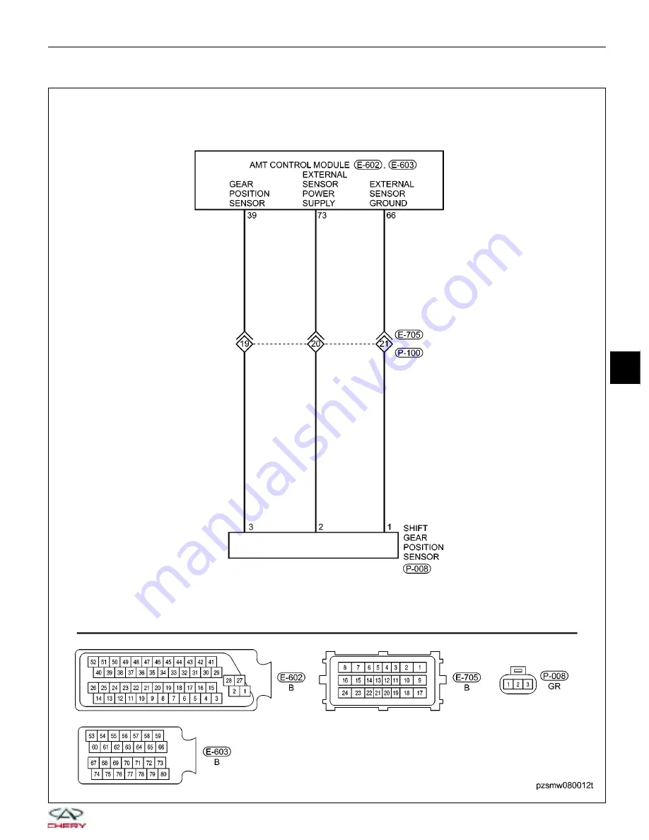 Chery A1 2009 Service Manual Download Page 455