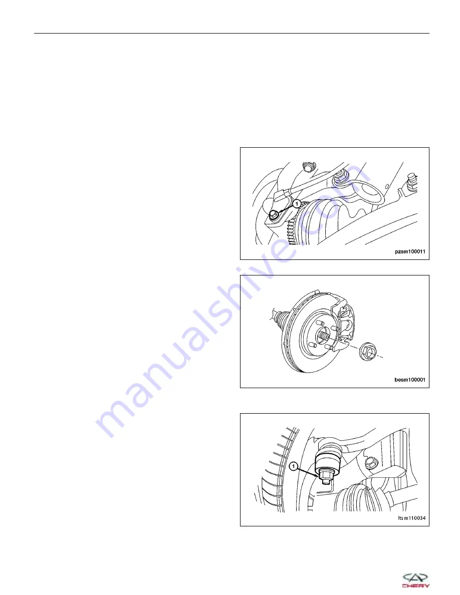 Chery A1 2009 Service Manual Download Page 487