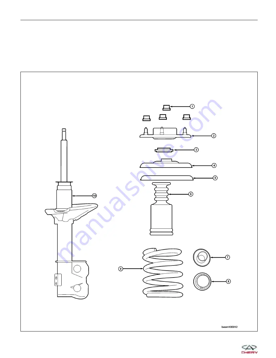 Chery A1 2009 Service Manual Download Page 507