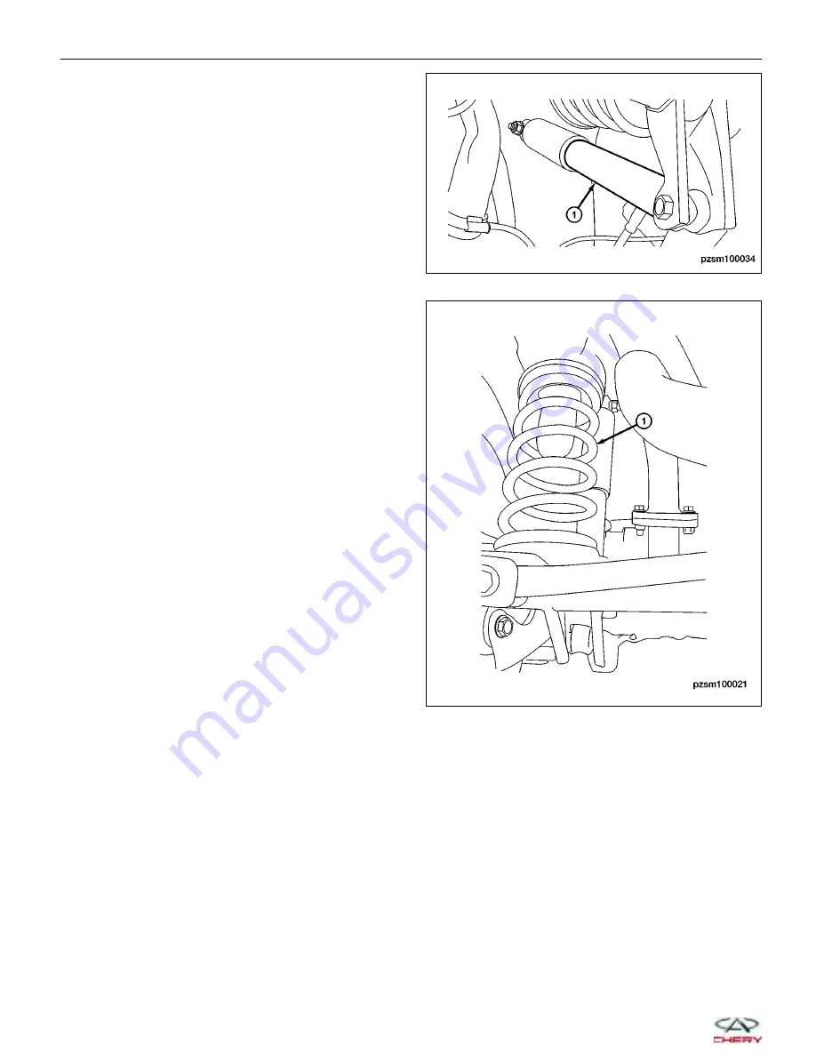 Chery A1 2009 Service Manual Download Page 529