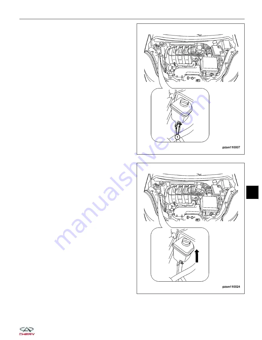 Chery A1 2009 Service Manual Download Page 587