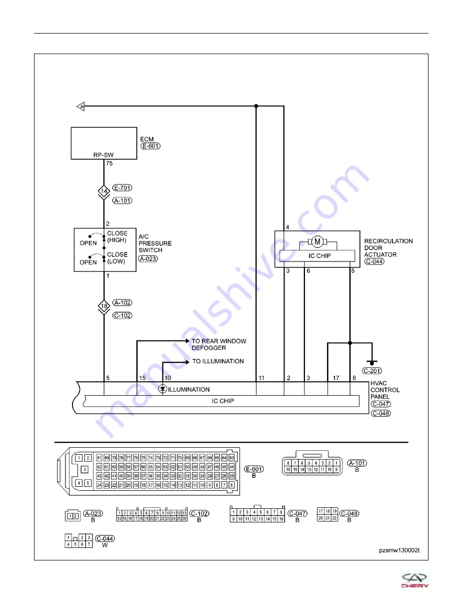 Chery A1 2009 Service Manual Download Page 683