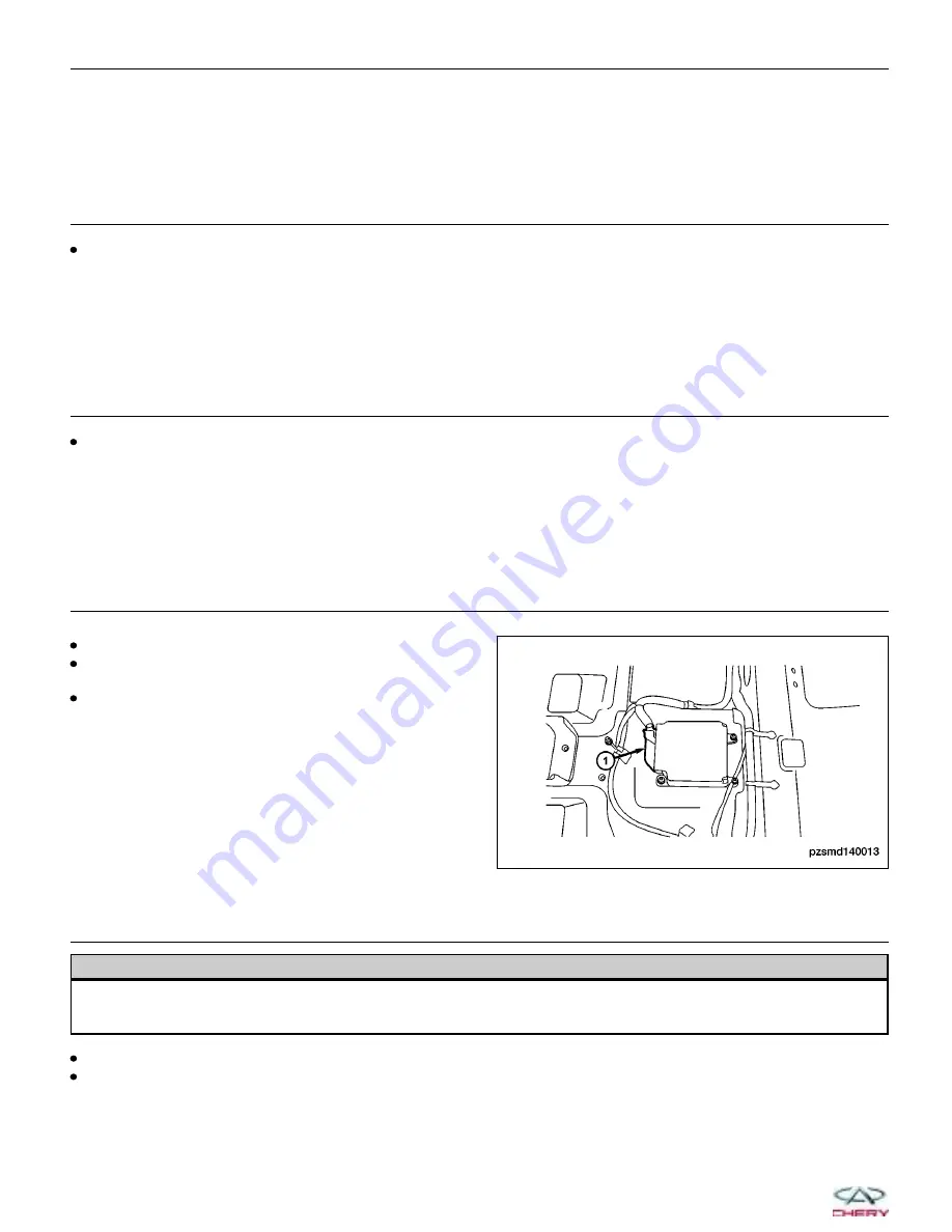 Chery A1 2009 Service Manual Download Page 757