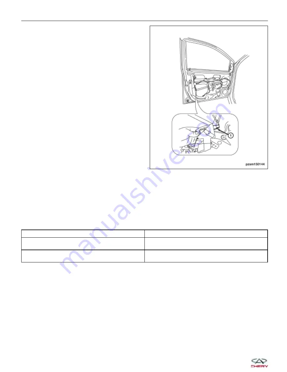 Chery A1 2009 Service Manual Download Page 805