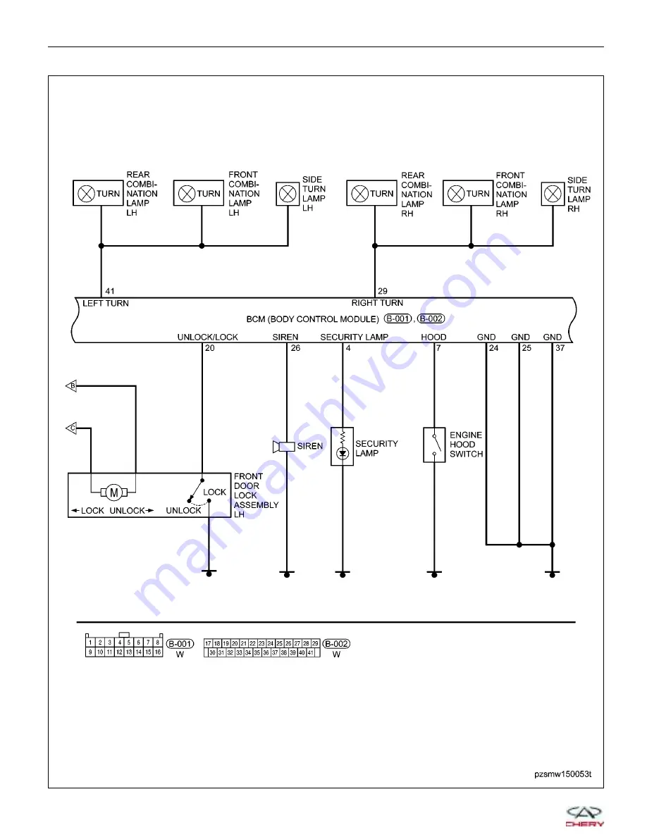 Chery A1 2009 Service Manual Download Page 809