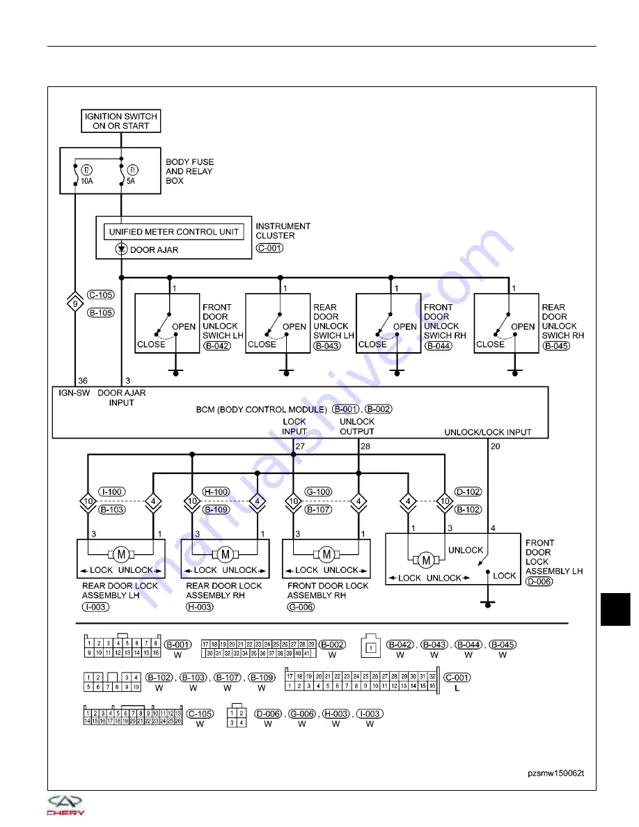 Chery A1 2009 Service Manual Download Page 828