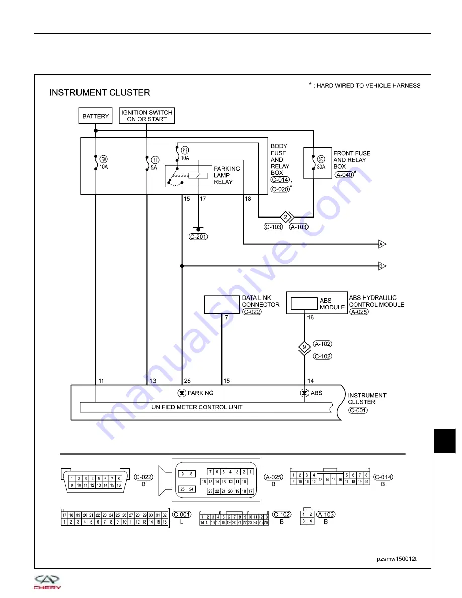 Chery A1 2009 Service Manual Download Page 848