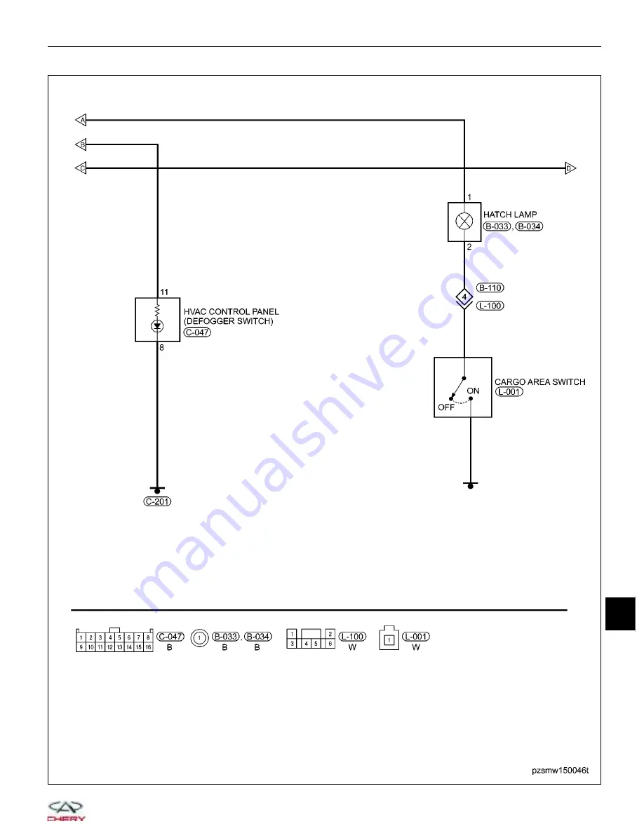 Chery A1 2009 Service Manual Download Page 860