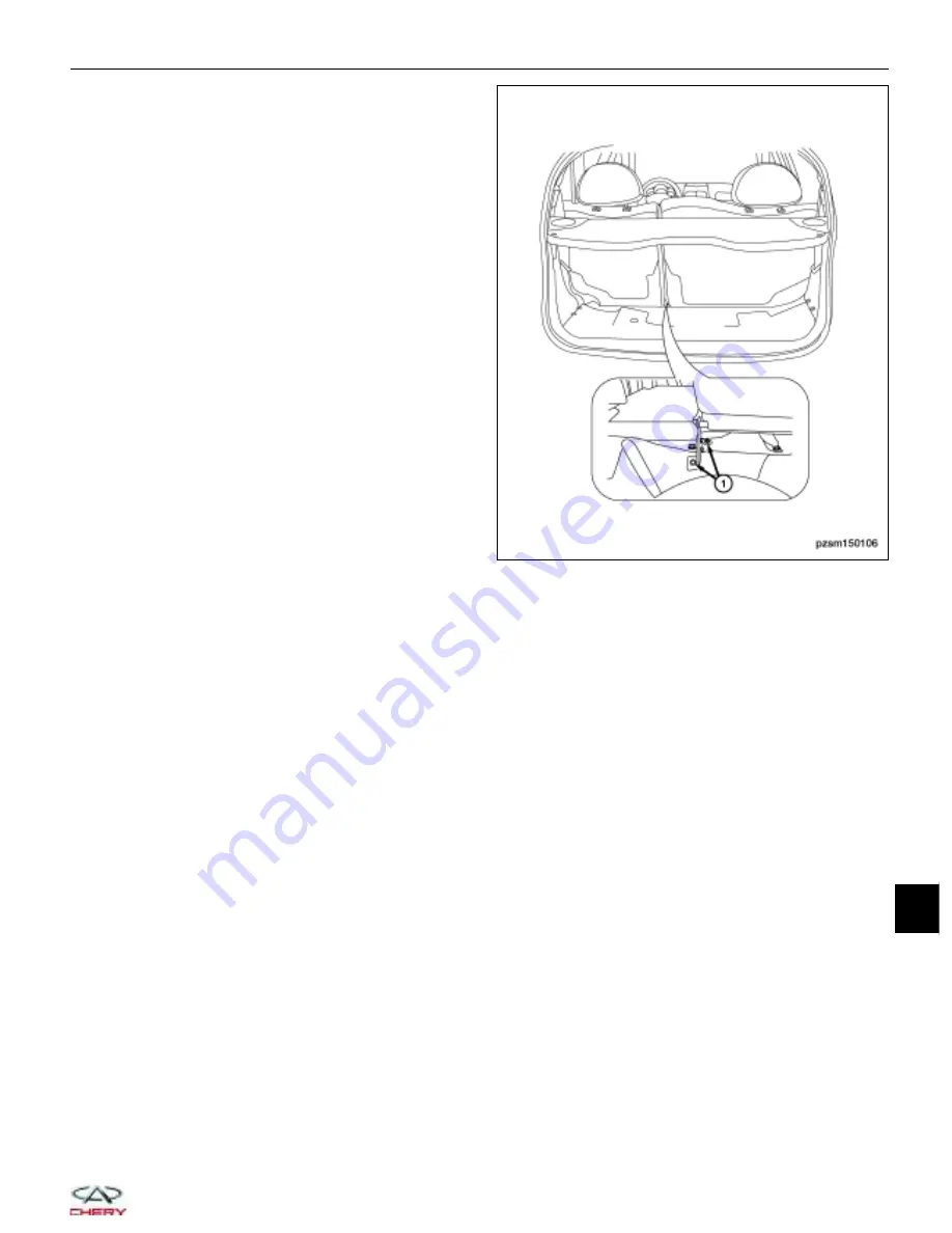 Chery A1 2009 Service Manual Download Page 886