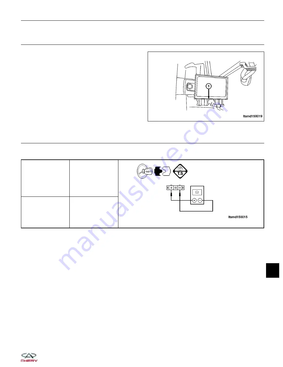 Chery A1 2009 Service Manual Download Page 908