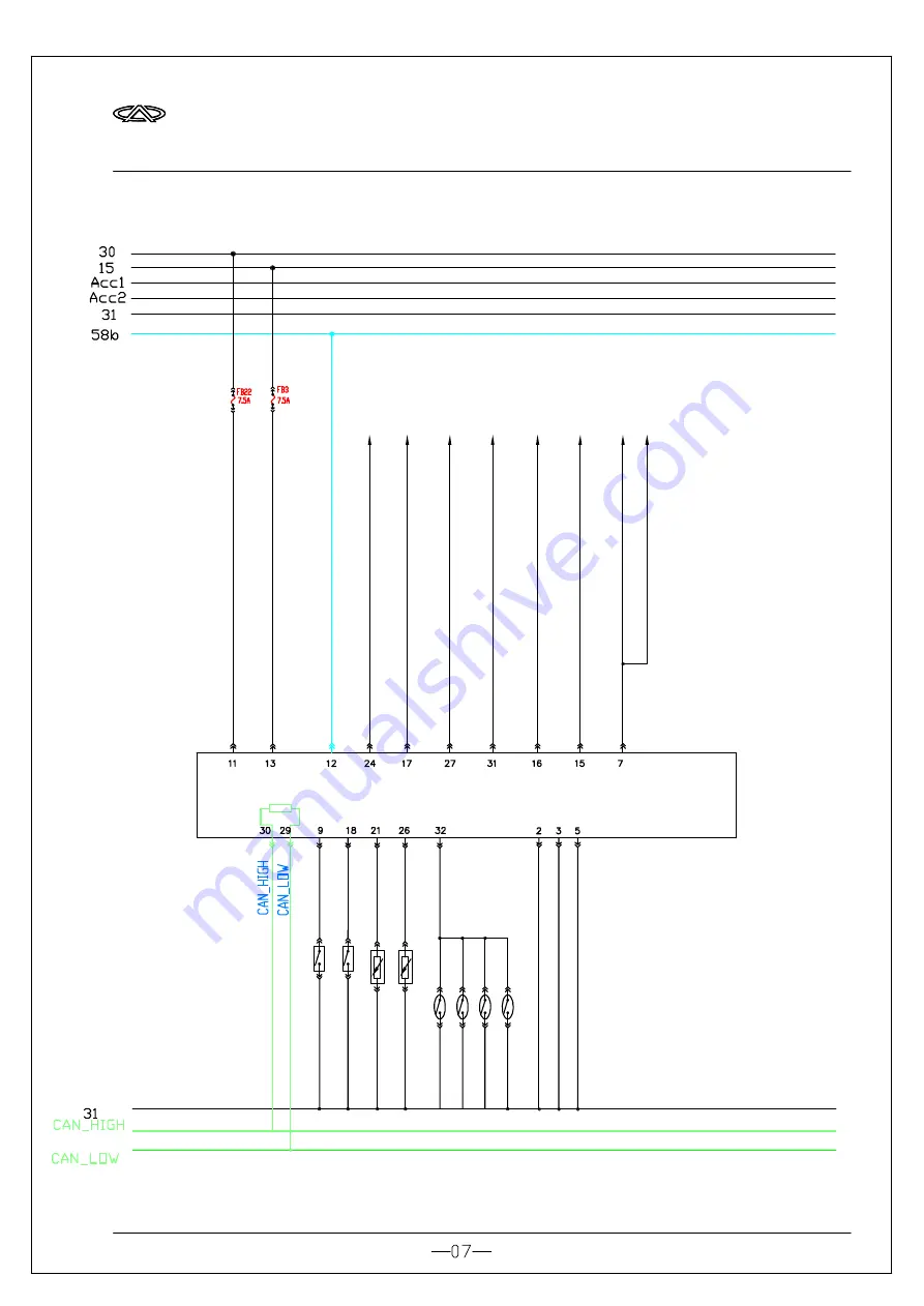 Chery A21 2005 Service Manual Download Page 6