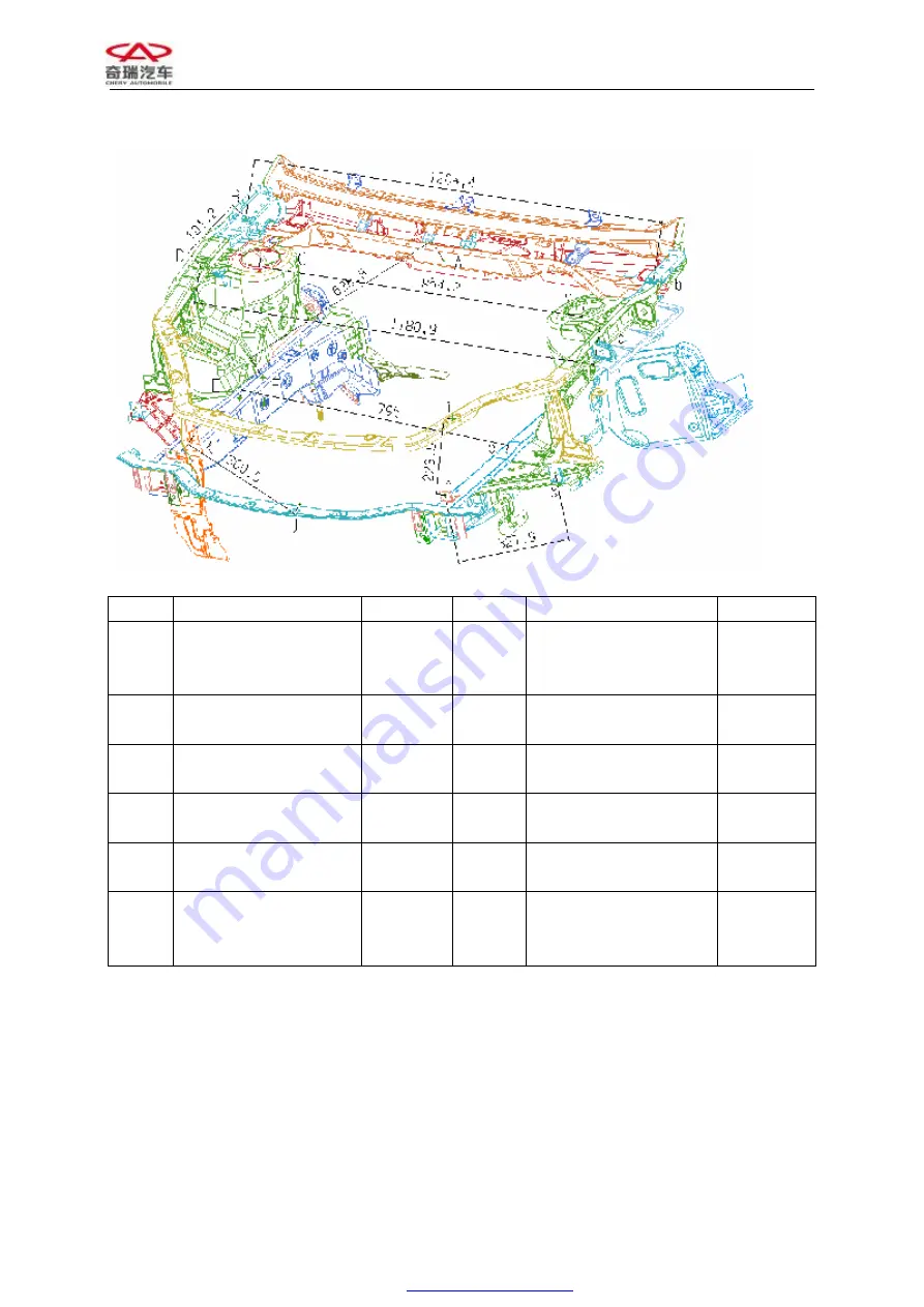 Chery A21 2005 Service Manual Download Page 176