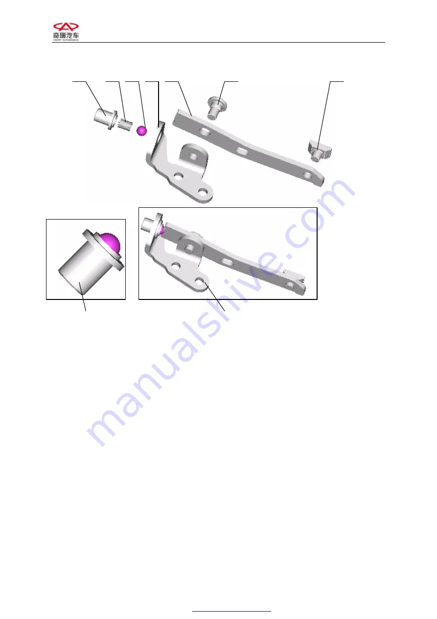 Chery A21 2005 Service Manual Download Page 458