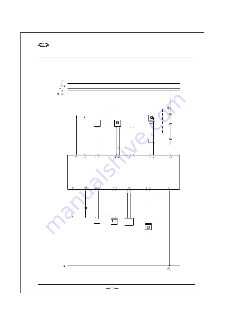 Chery A5 2007 Circuit Diagrams Download Page 18