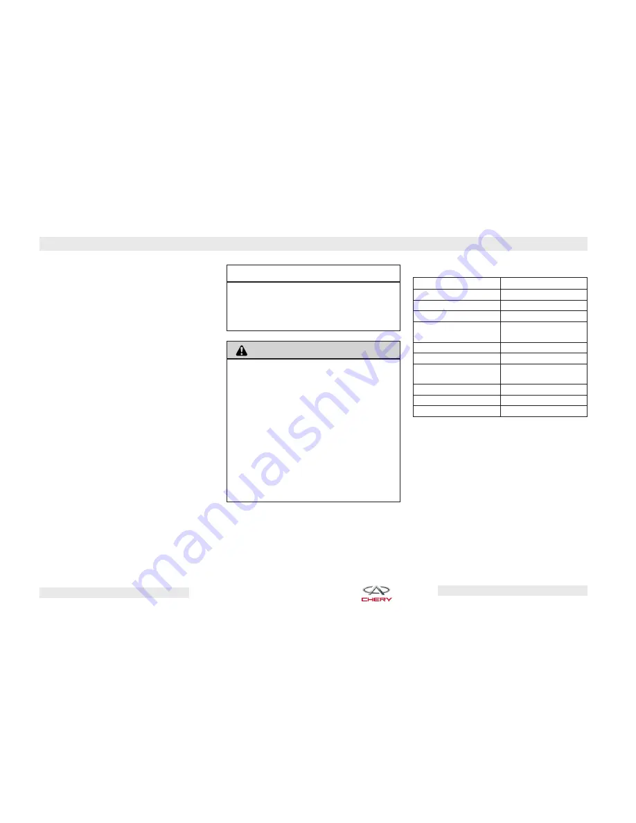 Chery J11 User Manual Download Page 122