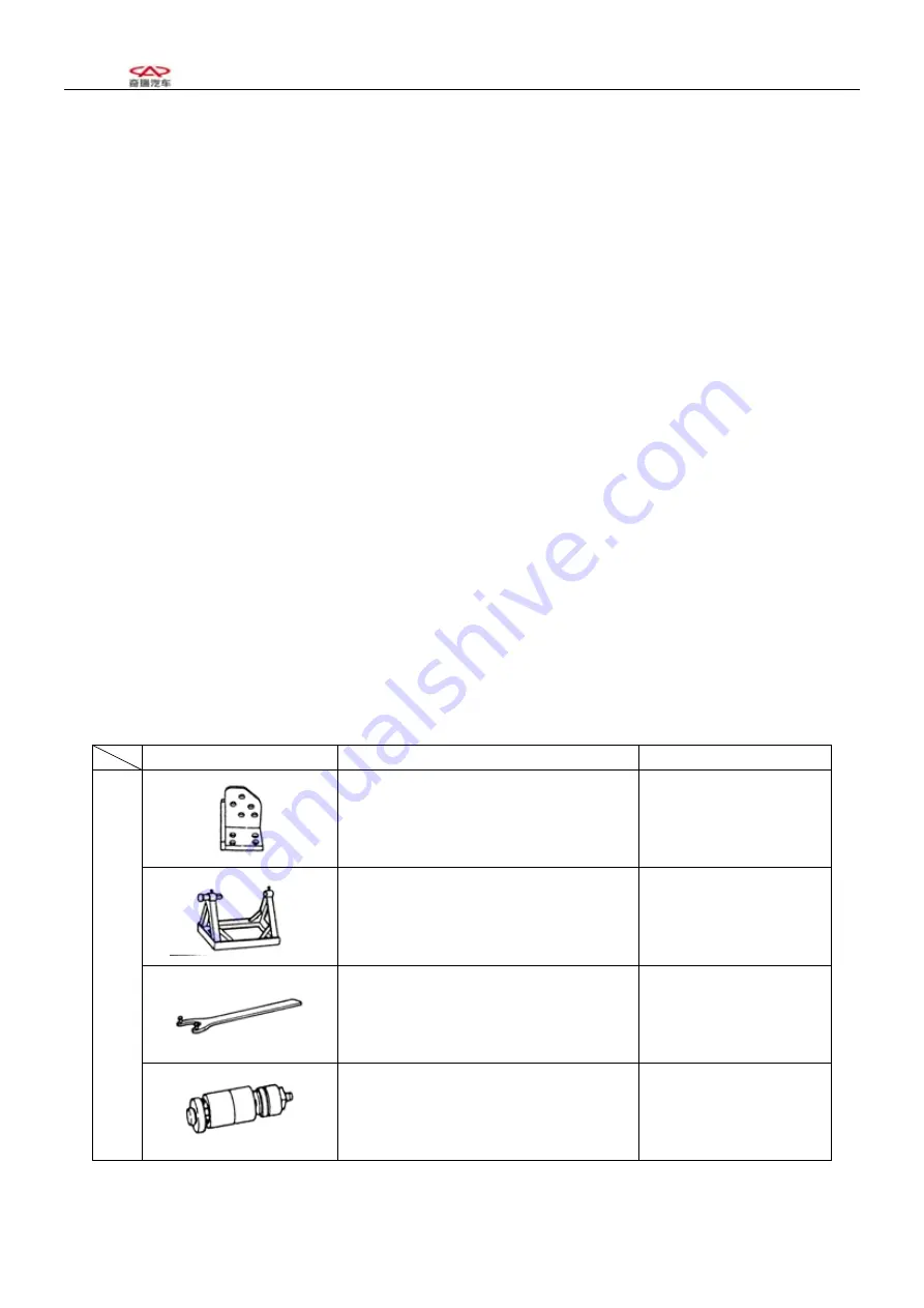 Chery SQR372 Maintenance Manual Download Page 1