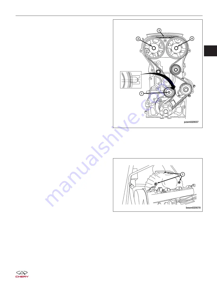 Chery Tiggo 2009 Service Manual Download Page 70