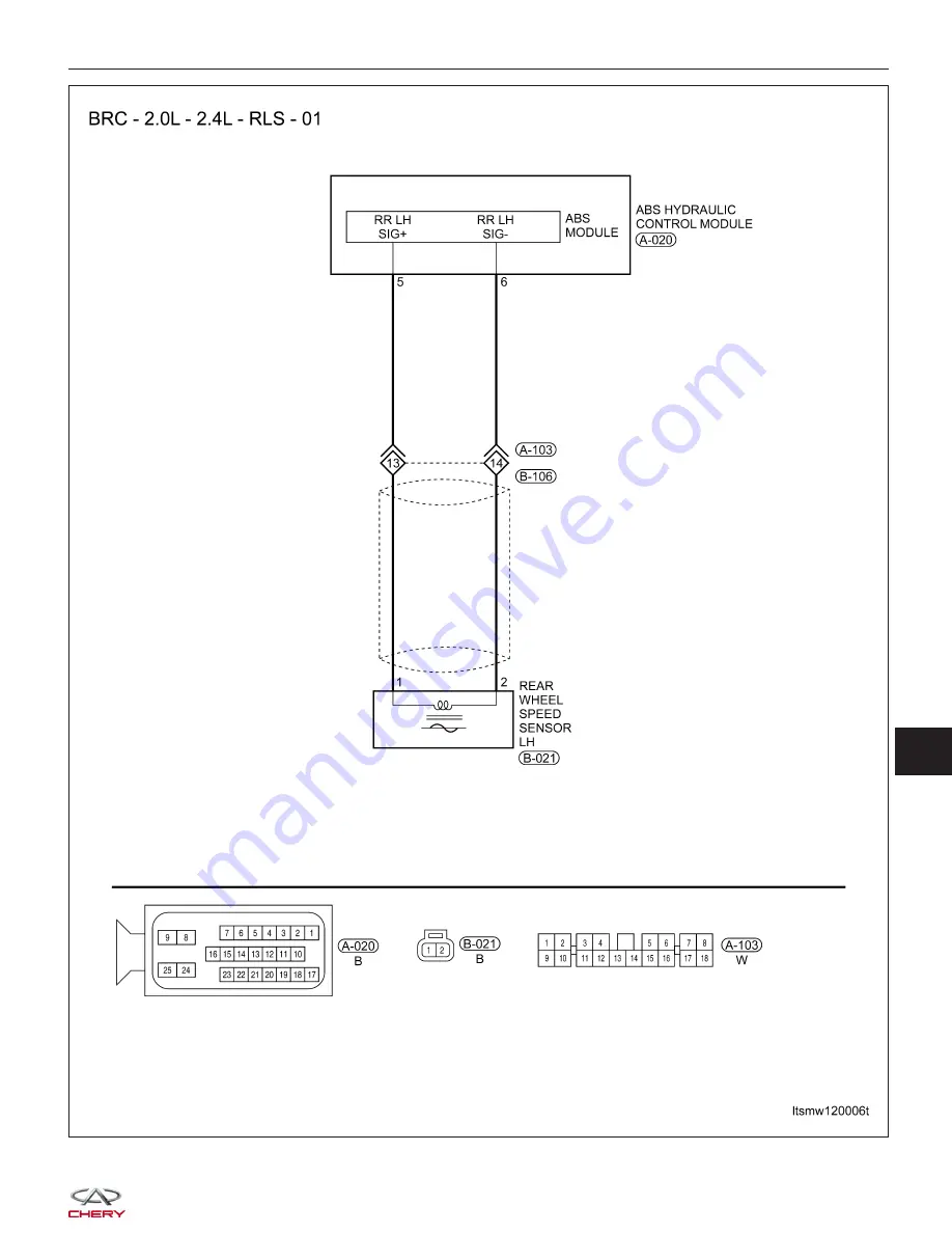 Chery Tiggo 2009 Service Manual Download Page 1460