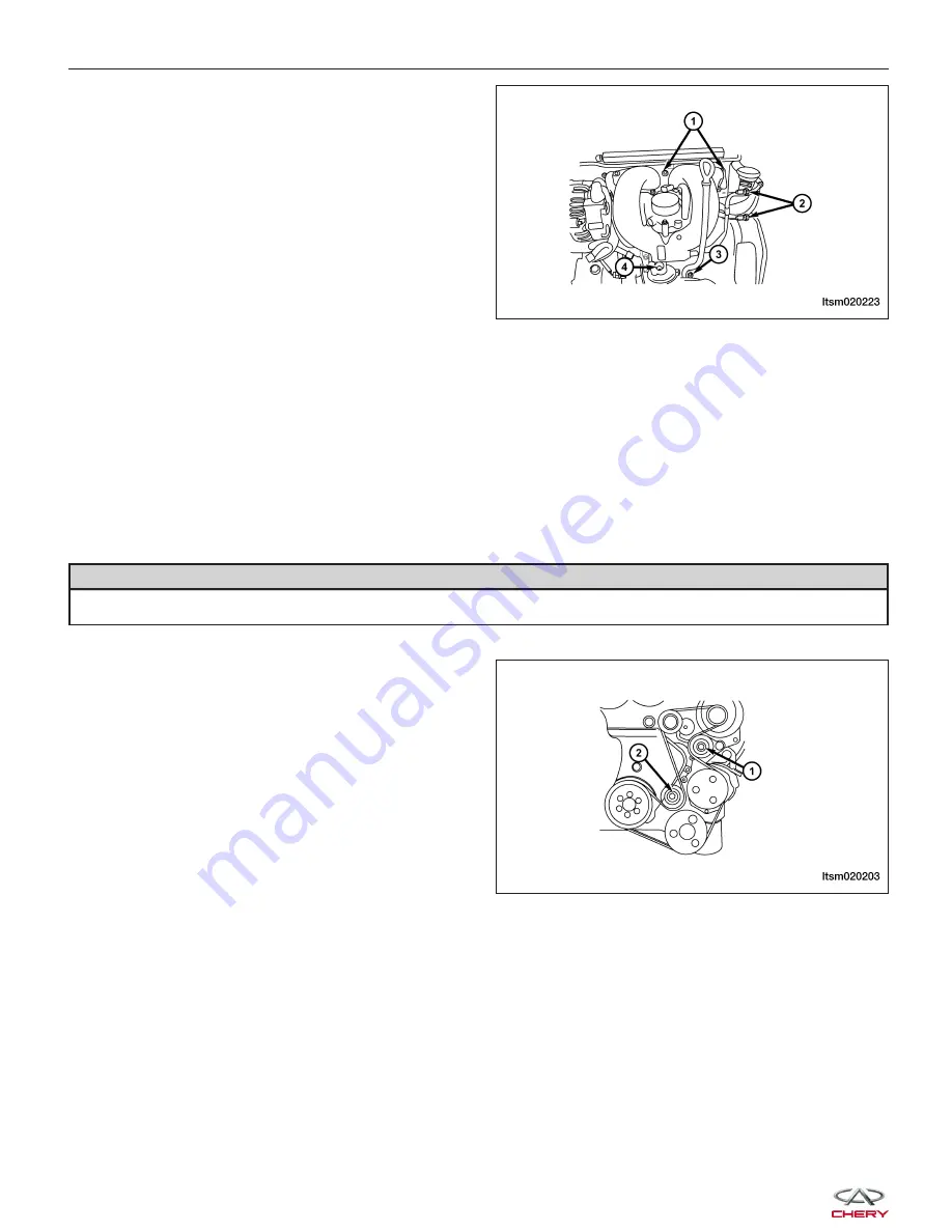 Chery Tiggo 2009 Service Manual Download Page 148