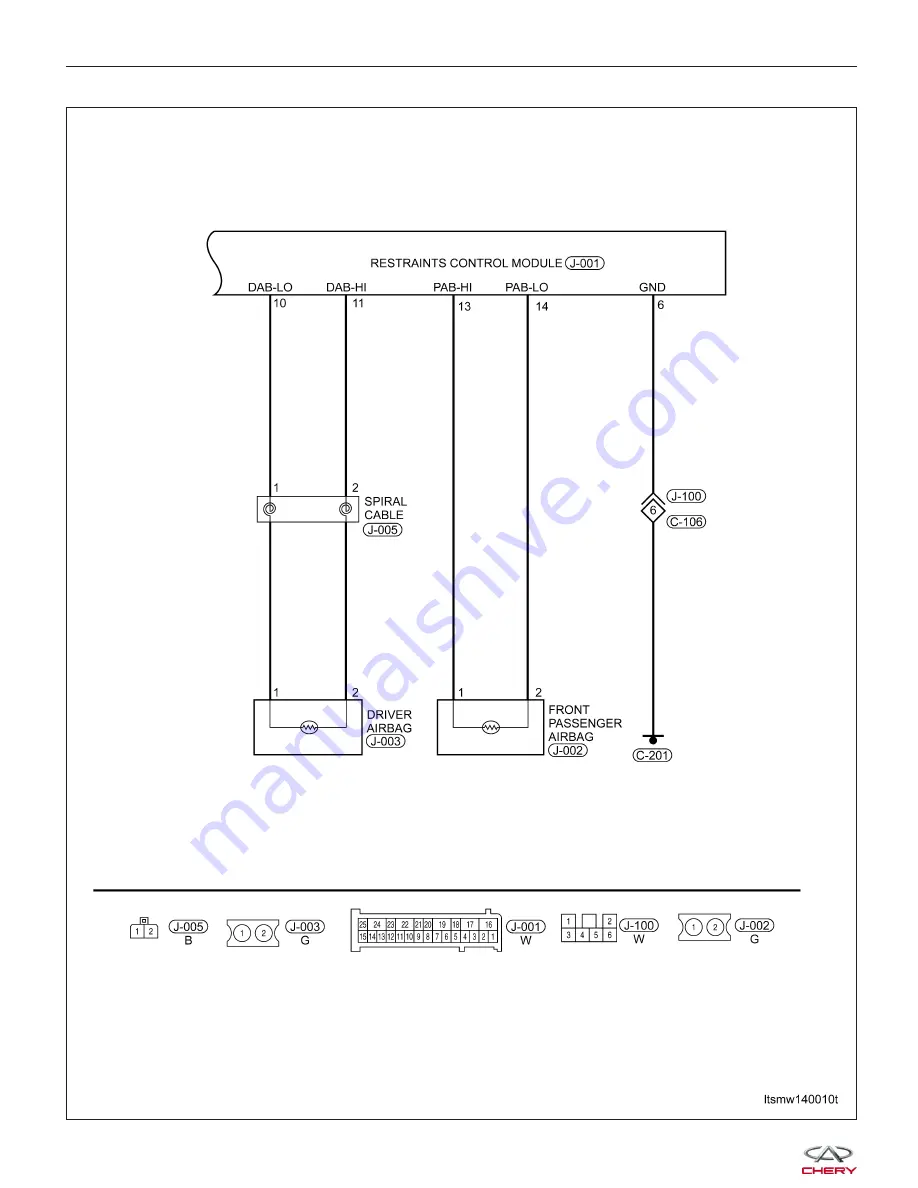 Chery Tiggo 2009 Service Manual Download Page 1535